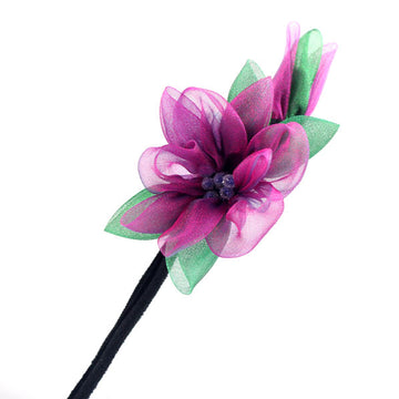 Crystalmood Flexy Hair Styler Floral Up-do Stick Champagne